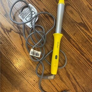 Drybar Yellow and Silver Curling Iron